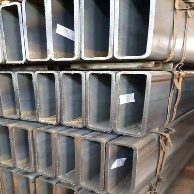 Carbon Steel Galvanized Rectangular Non Oiled Hollow Steel Tubing 12m