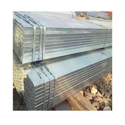 Q235 Welding Galvanized Steel Drain Pipe Silver Galvanised Metal Pipe 20mm Hot Dip