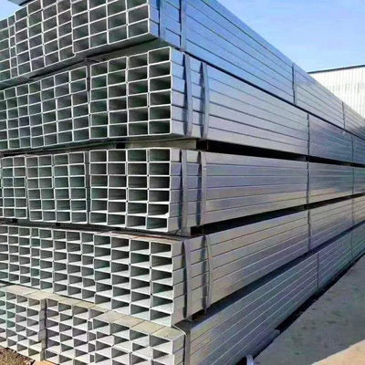 Q235 Welding Galvanized Steel Drain Pipe Silver Galvanised Metal Pipe 20mm Hot Dip