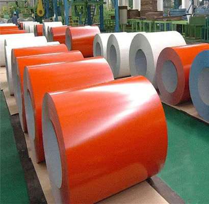 Z40 To 600g/M2 Color Coated Steel Plate Color Steel Coil 610mm
