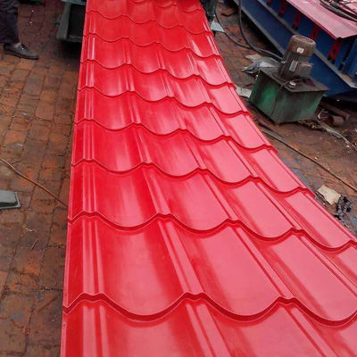 IS 14246 Color Corrugated Steel Sheet Ppgi Steel G300 To G550 Corrugated Steel Sheet