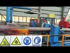 The hot expanded seamless pipes processing line