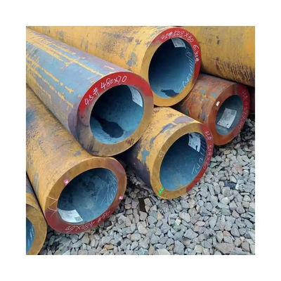 Black Painting Seamless Steel Tubing Hot Rolled Or Cold Drawn Precision Tubes for Industrial Applications and Structural
