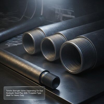 Heavy Duty Hydraulic Steel Pipe with Threaded Connection and Tensile Strength ≥ 700 MPa for High Pressure Hydraulic Steel Tube Systems