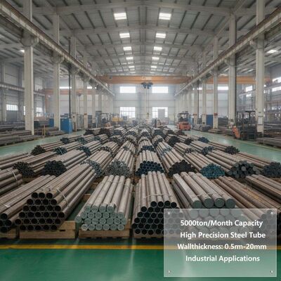 5000ton Month Capacity Precision Steel Pipe with Wall Thickness Range 0.5mm To 20mm for Industrial Applications